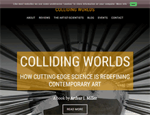 Tablet Screenshot of collidingworlds.org